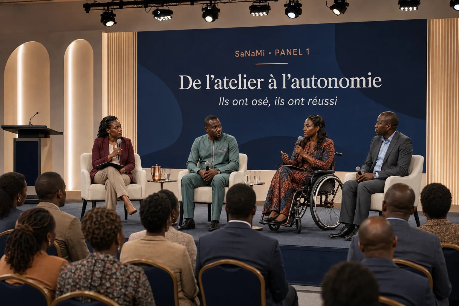 Illustration du panel « De l’atelier à l’autonomie : ils ont osé, ils ont réussi »